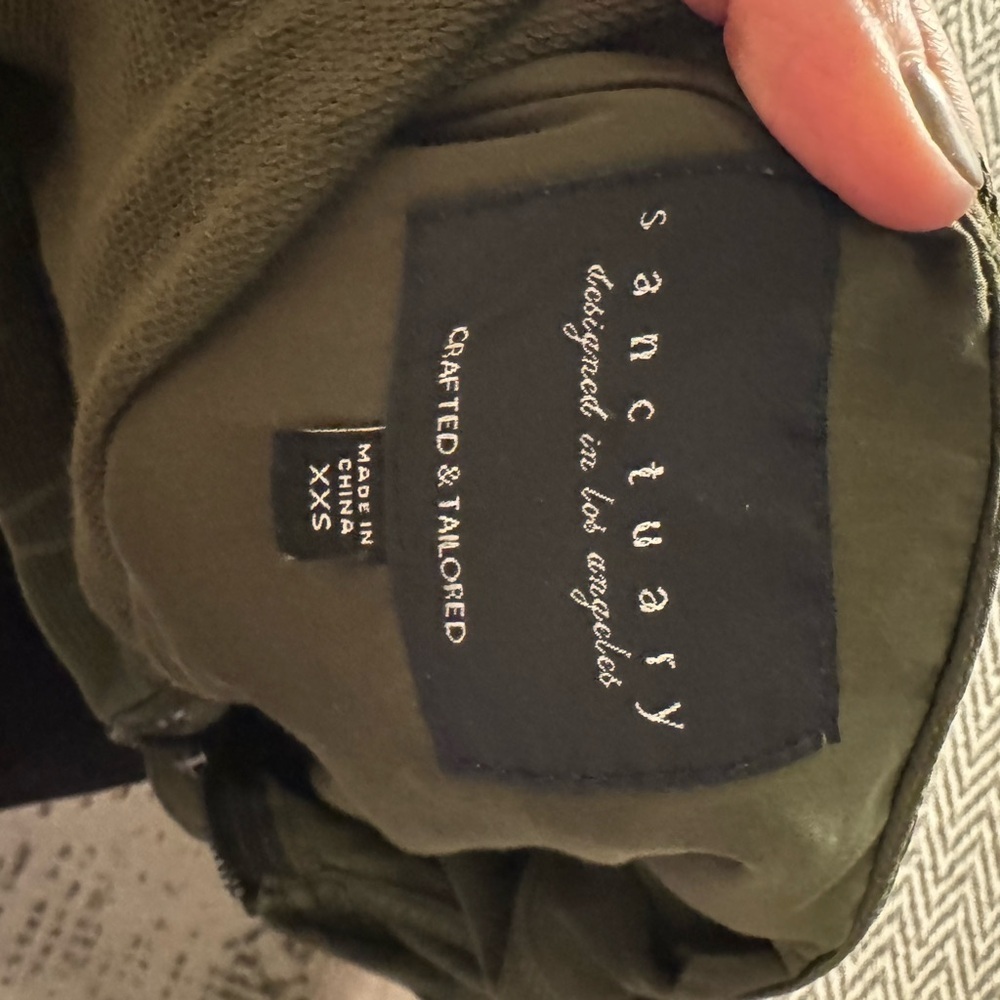 Anthropologie Sanctuary Green Camouflage Utility Jacket - Picture 6 of 8